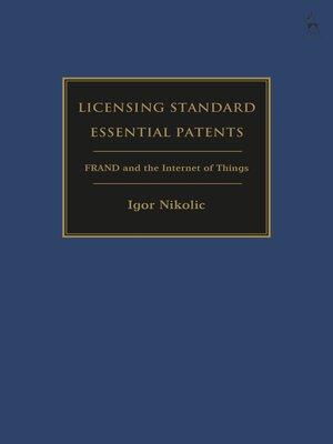 cover image of Licensing Standard Essential Patents